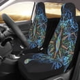 thumbnail image 3 of Tool Band Eye Symbol Car Seat Covers Accessories Vehicle Front Seat Protective Mat Cover 2pcs Universal Fit For SUV Sedan Van Trucks, 3 of 8