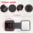 thumbnail image 2 of WWS-Pack-1 Square Mouth Protection Cover Traction Cover, Trailer Hook Dust Plug, Rubber Trailer Hitch Dust Plug, Fit for RV SUV and Cars (American Flag Red), 2 of 4