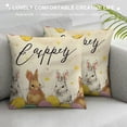 thumbnail image 3 of Qinduosi Pillow Covers of Colorful Decorative Pillow Cases Square Cushion Cover Farmhouse Easter Decorations for Bedroom Sofa Home Decor White, 3 of 5