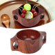 thumbnail image 5 of Taza De Madera, Taza De Tazón De Madera Con Diseño De Oreja Doble Tallada A Mano, Con Textura Entrelazada, Propicia Para Los Niños Para La Decoración Del Regalo Del Hogar De OTVIAP Wooden Mug, 5 of 8