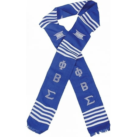 Beta Sigma Sorority - Phi Beta Sigma Sorority Graduation Kente Stole Sash [Blue - 72