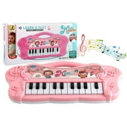 URMAGIC Piano Toy for Toddler Girls Boys, 22 Keys Keyboard Toy Baby Toy Best for 18M+ Kids (Pink)