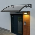 thumbnail image 3 of Door Drainage Awning Canopy Shelter, Rain Roof, Front Doors/Windows Overhang Awning for Sun Shade, 3 of 13