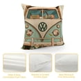 thumbnail image 4 of PHYHOO Never Stop Crowing Throw Pillow Covers, Wreath Bus Cushion Case for Sofa Couch White, 4 of 5