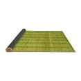 thumbnail image 2 of Ahgly Company Indoor Rectangle Abstract Yellow Modern Area Rugs, 2' x 4', 2 of 4