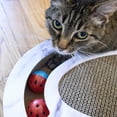thumbnail image 5 of FurHaven Pet Cat Scratcher | Heart-Shaped Corrugated Cat Scratcher Busy Box with Catnip, White Marble, 5 of 9