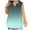 Light Blue, variant on ZQGJB Ombre Tank Tops for Women Casual Summer Sleeveless Tie Dye Gradient Print V Neck Graphic Tees Vest Top Loose Oversized Baggy Tunic Shirts Black XXXL