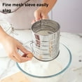 thumbnail image 5 of Homelife Stainless Steel Flour Sifter 3 Cup Fine Mesh Rotary Baking Sifter with Comfortable Handle Durable Easy to Clean Ideal for Cakes More, 5 of 10