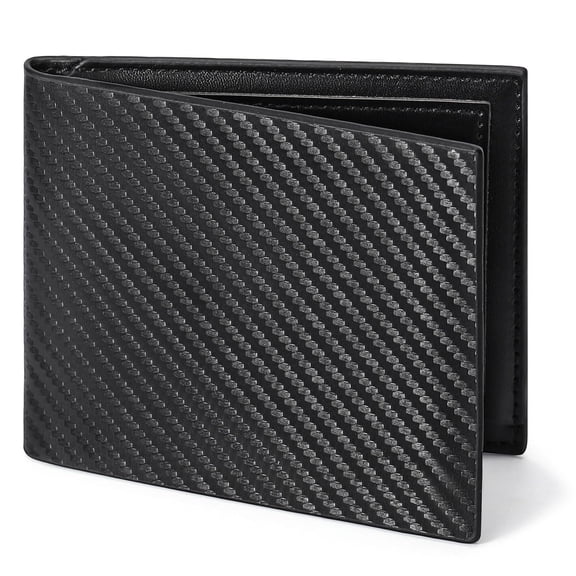 LOUEBICA Wallet for Men Leather RFID Blocking Bifold Stylish Wallet Minimalist Front Pocket Large Capacity