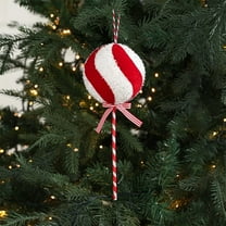 Christmas Decorations Indoor Tree Picks: Large Red White Peppermint Lollipop Christmas Picks for Tree, Cute Candy Picks Ornaments for Xmas Tree Topper Home Office Holiday Party Vase Decor