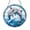 Stained Glass 5.9 Inch, variant on Jumping Dolphins Stained Glass Suncatcher – Ocean Wildlife Window Decor