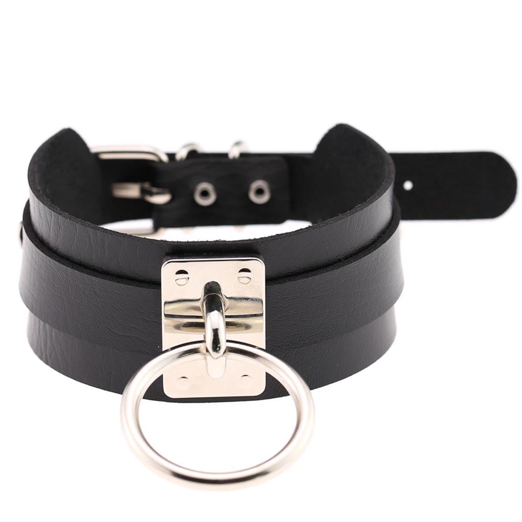 Women Girls Handmade Silver O Ring Choker Pu Leather Choker Collar Men Boys Punk Necklace Walmart Canada Women Girls Handmade Silver O Ring Choker Pu Leather Choker Collar Men Boys Punk Necklace Walmart Canada
