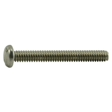 

#2-56 x 3/4 18-8 Stainless Slotted Pan Machine Screws MSPSS-026 (25 pcs.)