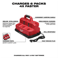 thumbnail image 2 of Milwaukee 18V Cordless Power Tool Charger for Milwaukee M18 & M12 Batteries, 6 Count, 2 of 8