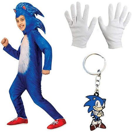 Aylin Halloween The Hedgehog Sonic Costume{size : Large [height : 49