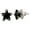 Black, variant on Efulgenz Cubic Zirconia CZ Crystal Stud Earring for Women