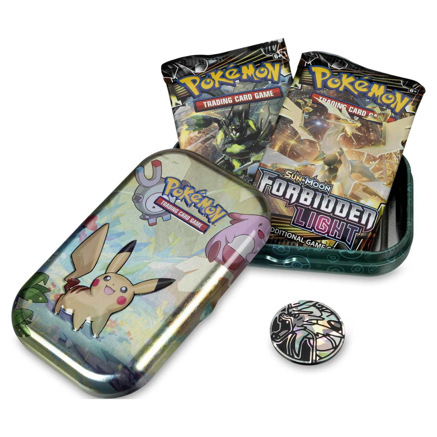 Pokemon TCG Sun and Moon Kanto Friends Mini Collectible Tin Pokemon TCG Sun and Moon Kanto Friends Mini Collectible Tin