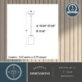 thumbnail image 6 of Shelby Gold Brass Transitional Mini Pendant Ceiling Light White Glass, 6 of 11