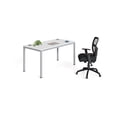 thumbnail image 2 of Scranton & Co Contemporary Engineered Wood Single Desk in White, 2 of 6