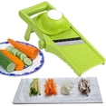 thumbnail image 1 of Madoline Slicer, Compact And Portable, All-In-One Kitchen Tool, Japanese Stainless Steel Blades, Safety Food Holder, Quick And Convenient Multi-Tool For Cutting, Grilling, Chopping, 1 of 5