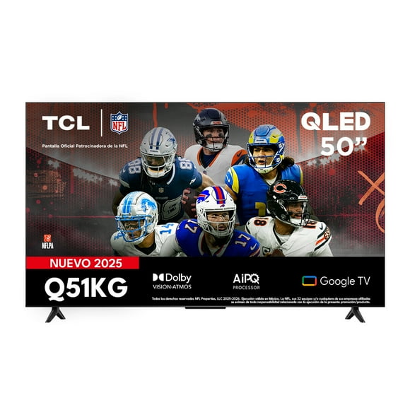 TV TCL Pantalla 50 Pulgadas QLED 4k Smart Google TV 50Q51KG