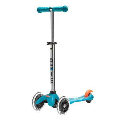 Amazon Com Micro Kickboard Maxi Deluxe 3 Wheeled Lean To Steer Swiss Designed Micro Scooter For Kids Ages 5 12 Petrol Green Kitchen Dining
