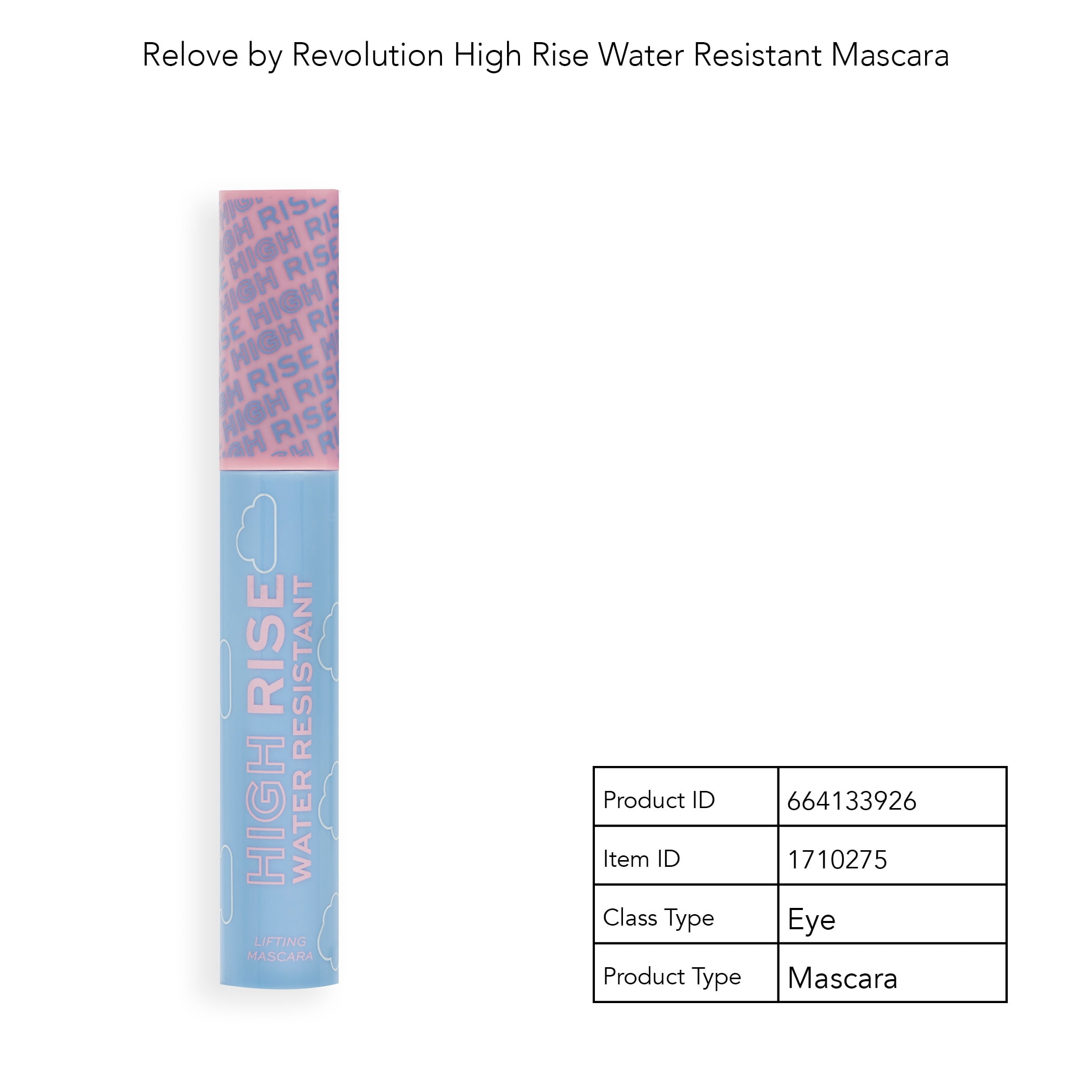 (2 pack) Relove by Revolution High Rise Water Resistant Mascara