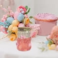 thumbnail image 5 of Instagram Glass Cup with Lid and Straw, 450ml Ribbed Tumbler with Bow or Rose, Aesthetic Drinking Glass for Flat Lay Photos, 5 of 6