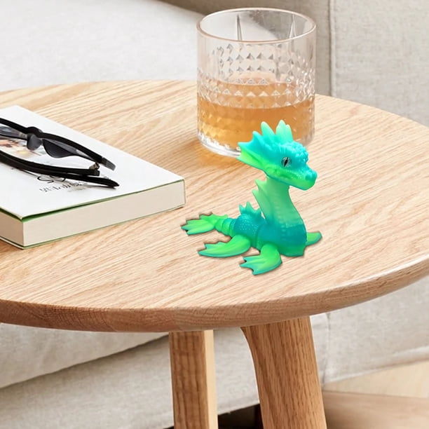 Mini Dragones Marinos Impresos para Decoración Del Hogar, Muebles de Mesa