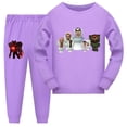 thumbnail image 3 of Pijamas para niños, Conjunto de pijama de Halloween para niños, ropa de dormir para el baño Skibidi, Pijamas para niñas pequeñas, Pijamas de Navidad para primavera y otoño, 3 of 4