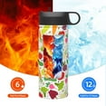 thumbnail image 6 of Pofeuu Cartoon Vegetables Print 18oz Sports Insulated Kettle, Sports Bottle Water Bottles For Men Women For Gym Hiking Camping Running Mountain Bike Outdoor Sports, 6 of 8