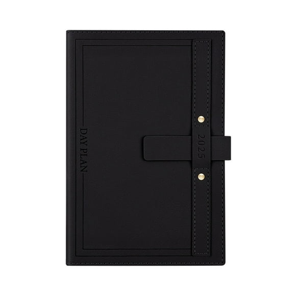 Planificateur de Gestion du Temps 2025 Nouveau Planificateur Hebdomadaire Carnet A5 Gestion du Temps Efficacité Manuel Carnet Planificateur Heureux Carnet