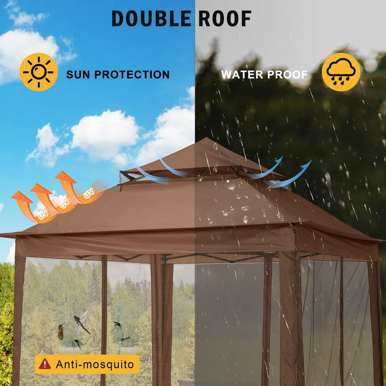 Amazon.com : VIVOHOME 10x10ft Easy Pop-Up Canopy, Outdoor