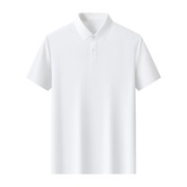 Chiccall Mens Plus Size Shirts Hiking Short Sleeve Solid Summer Casual Loose Stylish Shirts L White