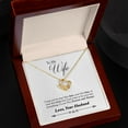 thumbnail image 6 of To My Wife Forever and Always Infinity Knot Necklace Message Card, 6 of 17