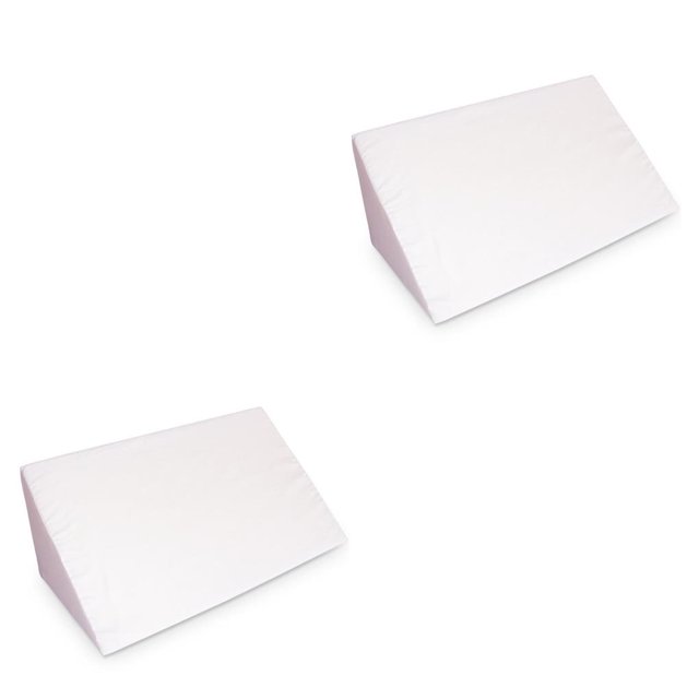 Ounissouiy Foam Pillow Cushion _Size Lumbar A Support Blanco 50x20x20 2Conjunto