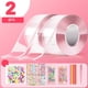thumbnail image 2 of Cinta adhesiva de doble cara transparente para hacer burbujas, no deja marcas, juguete sensorial impermeable para decoración del hogar y el baño para adultos. 2 piezas, 2 of 5