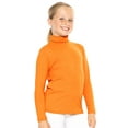thumbnail image 2 of Stretch Is Comfort Girl's Oh so Soft Long Sleeve Turtleneck | Poly Spandex|Child Size 2 -16, 2 of 6