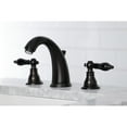 thumbnail image 2 of Kingston Brass KB985AKL Duchess Widespread Bathroom Faucet with Plastic Pop-Up, Oil Rubbed Bronze, 2 of 5