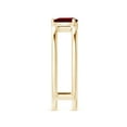 thumbnail image 3 of ANGARA Natural Pear Ruby Solitaire Parallel Split Shank Ring in 14K Yellow Gold for Women (Size-6x4mm) | July Birthstone, Birthday, Anniversary, Jewelry Gift for Women | Natural Ruby Ring, 3 of 8