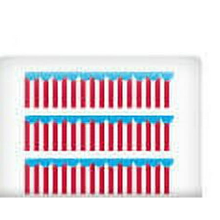 Circus Red and White Edible Photo Image Cake Border Decoration