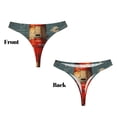 thumbnail image 3 of Balery Rusty Rocket Launch Tangas de Algodón para Mujer con Estampado – Ropa Interior Sexy, Transpirable, G-string-4X-Large, 3 of 6