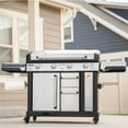 thumbnail image 6 of Blackstone ProSeries Outdoor Griddle, 4-Burner 36” XL Propane Flat Top Grill with Cabinet, Stainless Steel, 6 of 19
