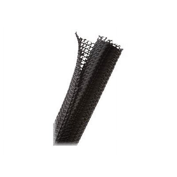 Techflex Braided Sleeving,0.250 In.,200 ft.,Black F6N0.25BK