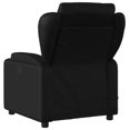 thumbnail image 2 of vidaXL Fauteuil Inclinable de Massage en Similicuir Noir, 2 of 5