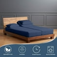 thumbnail image 2 of 1000 Thread Count 100% Egyptian Cotton 5-PC Set 10" Deep Pockets Split King, Mediterranean Blue, 2 of 8