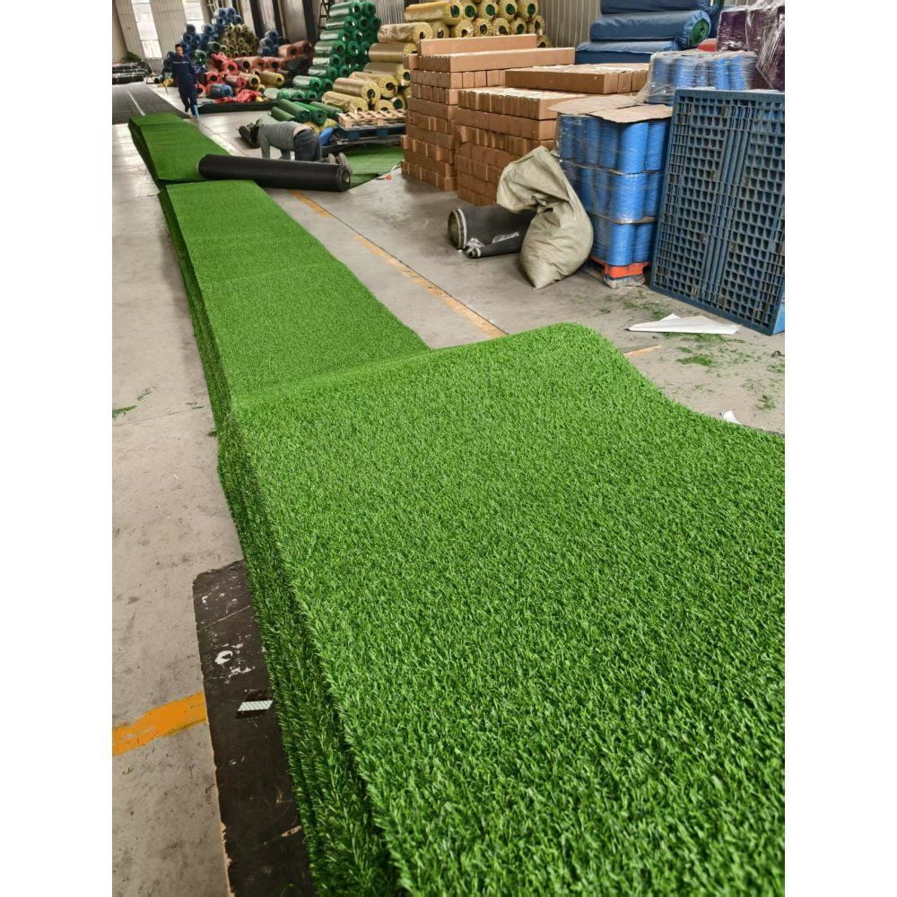 3FT x 16FT Artificial Turf Mat with Drainage Holes Thick Fake Grass Rubber Backing for Garden Patio Pet Area