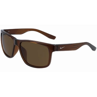 Nike Men's Rabid Matte Black Sport Wrap Sunglasses with Dark Grey