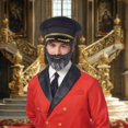 thumbnail image 3 of Costume Culture Captain Obvious con bigote y barba para hombre, 3 of 5