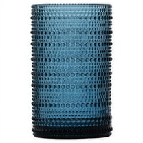 D&V By Fortessa Jupiter Iced Beverage Glass, 13 Ounce, Set of 6, Cornflower